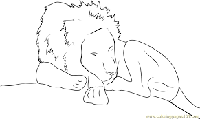 If not get off go find something else to waste yo. Lion Sleeping Coloring Page For Kids Free Lion Printable Coloring Pages Online For Kids Coloringpages101 Com Coloring Pages For Kids