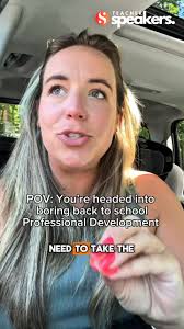 PD doesn't ever have to be boring again! Book with Teacher Speakers and  make your next PD or event one they’ll never forget. Visit  www.teacherspeakers.com today!