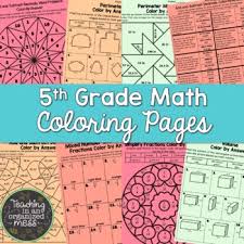 Math is a very crucial. 5th Grade Coloring Pages Worksheets Teaching Resources Tpt