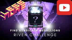 Riven mods unlock a whole new potential dimension for weapons. Warframe Collect 12 Syndicate Medallions Without Raising The Alarm How To Unlock Riven Mod By Nightdancer Gaming