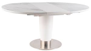 Informal dining room with rustic round table, gray upholstered chairs, and built in window seat with firewood storage photo by stacy zarin goldberg photography natural light, cozy dining area. Casa Padrino Luxury Dining Table Matt White Gray Silver 120 160 X 120 X H 76 Cm Extendable Dining Room Table With Table Top In Marble Look Dining Room Furniture