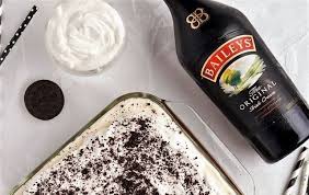 Whip together pudding, cream cheese, cool whip. Irish Cream Dessert Lasanga Layers Baileys And Oreos