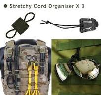 INLAZTIM 18 Stück Molle Zubehör Karabiner Clips Molle System  Gürtelschlaufen Molle Strap Attachments für Taktische Rucksäcke Bag Weste  (schwarz) : ...