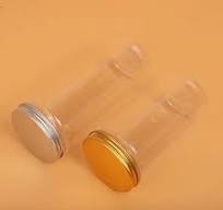 Custom 4oz 8oz 16oz 300ml 400ml Plastic Food Grade Plastic Jar Storage  clear PET Plastic Jars