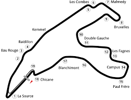 It is the current venue of the formula one belgian. Spa Francorchamps Circuit