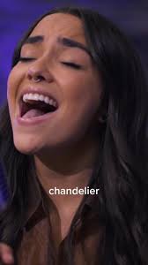 Chandelier Black Girl Singing