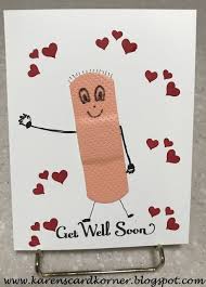 Stampin Up Real Red Get Well Card Cards Get Well Cards Greeting Cards Handmade