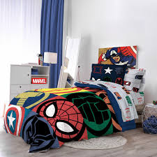 Super hero bedding for boys. Marvel Symbols Bedding Set Twin Full Queen Shopdisney
