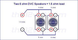 Subwoofer wiring diagrams — how to wire your subs. Subwoofer Wiring Diagrams For Two 6 Ohm Dual Voice Coil Speakers