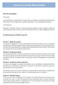 We did not find results for: Modele De Contrat A Duree Determinee Cdd Et Avenant