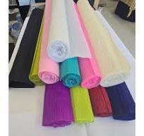 Premium Crepe Paper Large Roll 20" x 10ft