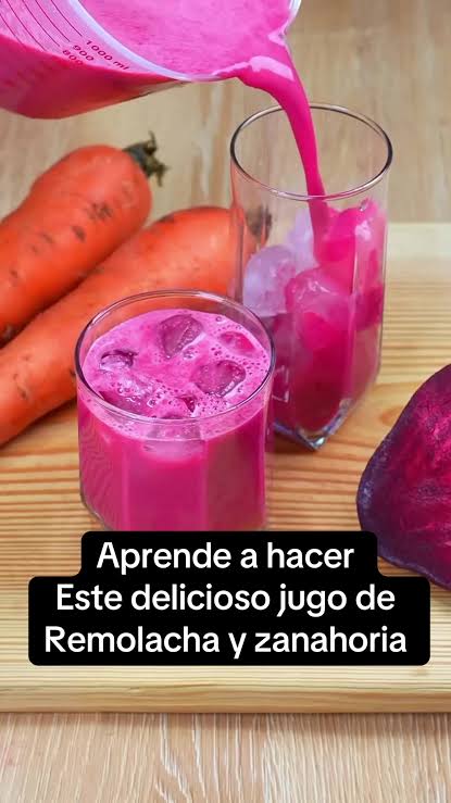 Jugo Desintoxicante de Remolacha y Zanahoria