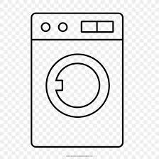 Colour washing machine colouring page. Drawing Washing Machines Line Art Coloring Book Png 1000x1000px Drawing Area Black Black And White Color