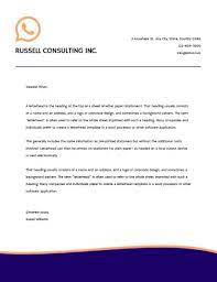 The header works equally well whether you place it at the top left, center, or right of the page. Online Consulting Letterhead Letterhead Template Fotor Design Maker