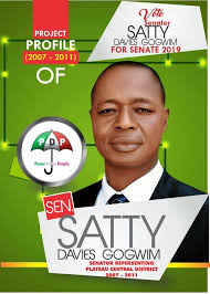 Some of the Projects of Distinguished Sen. Satty Davies Gogwim from 2007 to  2011.