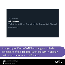 This quiz gives extremely detailed both questions and results so you can get the best possible answer. Addison Rae Joins The Dream Smp Behind The Filter Facebook