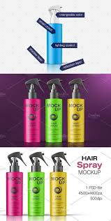 Hair Spray Bottle Mockup Vol 1 Hair Spray Bottle Bottle Mockup Spray Bottle
