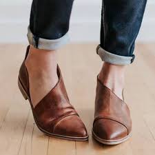 Vintage Point Toe Date Comfort Flats In 2020 Casual Shoes Women Pointed Toe Shoes Fashion High Heels
