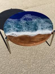 Resin Art Functional Serving Stand In 2020 Functional Art Resin Art Epoxy Resin Art