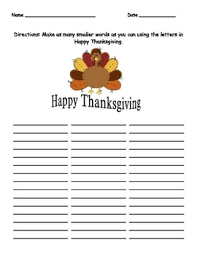Hope your thanksgiving day is full of fun, food, family, and most importantly, football. Thanksgiving Making Words By Bre Doyle Teachers Pay Teachers
