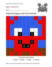 Summer Ocean Life Free Crab Color By Numbers Color By Numbers Hundreds Chart Ocean Life