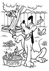 As your child gets involved, you may add small details about them too. Pluto Coloring Pages