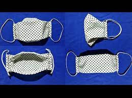Como Hacer Cubrebocas Como Hacer Tapabocas Casero Con Filtro Mascarillas De Tela Barbijos Youtube Diy Mask Embroidery And Stitching Sewing Techniques