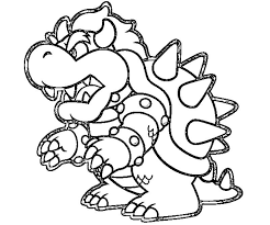 Check out our coloring pages selection for the very best in unique or custom, handmade pieces from our coloring books shops. Coloring Page Of Bowser Junior Coloring Home