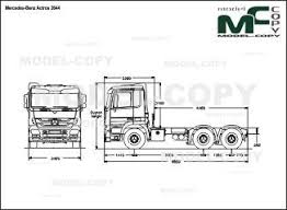 Mercedes Benz Actros 2644 Blueprints Ai Cdr Cdw Dwg Dxf Eps Gif Jpg Pdf Pct Psd Svg Tif Bmp Mercedes Benz Mercedes Benz