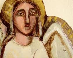 Vtg 1991 Sherry Cook Turner Arte Popular Freira Santo Anjo Senhora Alada  Ícone de Metal Arte Primitiva Outsider do Sul Escultura de Parede da  Geórgia