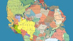 Here S What Pangea Looks Like Mapped With Modern Political Borders Pangeia Geografia Aula De Geografia