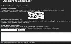 Tattoo lettering designer (or free tattoo font generator if you prefer) tattoo font generator allows you to generate tattoo lettering designs by selecting the font that you want to use, the size, color and the text. Best Ambigram Generators With Examples 2021