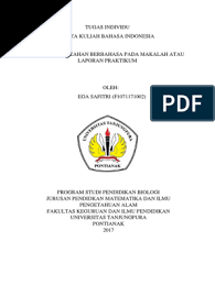 Marzuki judul kerangka tulisan analisis laporan laba rugi departemen kamar pada borneo international hotel di samarinda di susun oleh: Tugas Individu Bahasa Indonesia 1 Pdf