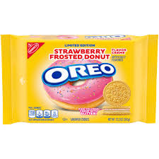 To celebrate the release on jan. Oreo To Release Limited Edition Strawberry Frosted Donut Cookie With Glittery Creme Wane 15