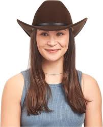 INOGIH Cappello da cowboy occidentale marrone per uomo donna