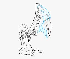 First, the irony that someone who adored purity is now drawing power from human corruption, second that is a literal fallen angel, and third, that s/he is about to go down. How To Draw Fallen Angel Draw A Fallen Angel Hd Png Download Transparent Png Image Pngitem