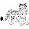 Leopard coloring pages allow young naturalists to observe the grace grace of a representative of the cat family. 1
