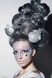 Lady Two Face Hair Designs