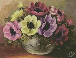 If you click on an image below you will see the full pattern details and a link to where you can buy the cross stitch pattern at our artecy shop. Free Patterns Flowers Gvello Stitch
