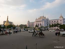 Sule Pagoda And City Hall Taken In 2013 Yangon Myanmar Burma Go Here For More Information On Downtown Yangon Www Go Myanmar Com Downtown And The Riverfro