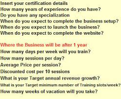 Personal Trainer Business Plan