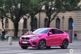 Pink Bmw X6 M Goes For A Stroll In Munich Pink Bmw Bmw X6 Bmw