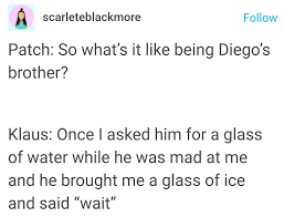 Incorrect Umbrella Academy Quotes Klaus Patch Diego Incorrect Quotes Funny Umbrella Umbrella