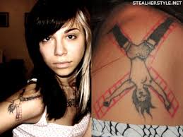 Today, the inscription is a topic of discussion as it comes up often when people talk about immigration. Christina Perri S Tattoos Meanings Steal Her Style