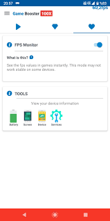 Manage and track the device's the performance of the system. 100x Game Booster Pro For Android Apk Download