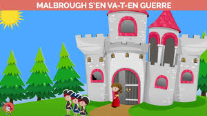Mironton, mironton, mirontaine, j'l'ai vu porter en terre, par quatre officiers. Malbrough S En Va T En Guerre Comptine Chanson Karaoke Pour Enfants