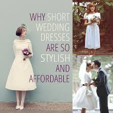 You know our rule on this. Why Short Wedding Dresses Are So Stylish Affordable 7 Dresses That Prove It Not Dressed As Lamb