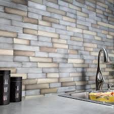 Aspect Peel And Stick Distressed Metal Tiles Diy Decor Store Metallic Backsplash Diy Kitchen Backsplash Kitchen Design Diy