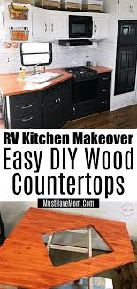 A wooden countertop can never be replaced by a marble one. How To Make Diy Wood Countertops That Look Insanely Expensive Must Have Mom