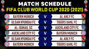 Victory earned them a place at the fifa futsal world cup lithuania 2021™, where they will head a quartet of contenders from their region. Match Schedule Fifa Club World Cup 2021 Youtube